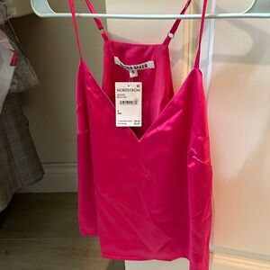 NWT Walter by Walter Baker Hot Pink racer back Tank